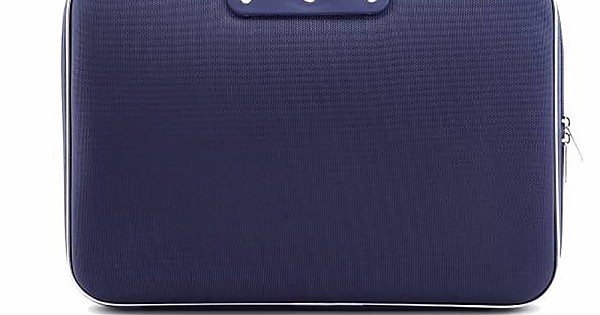 Bombata Classic Nylon (15.6'') Navy Blue Laptop Briefcase